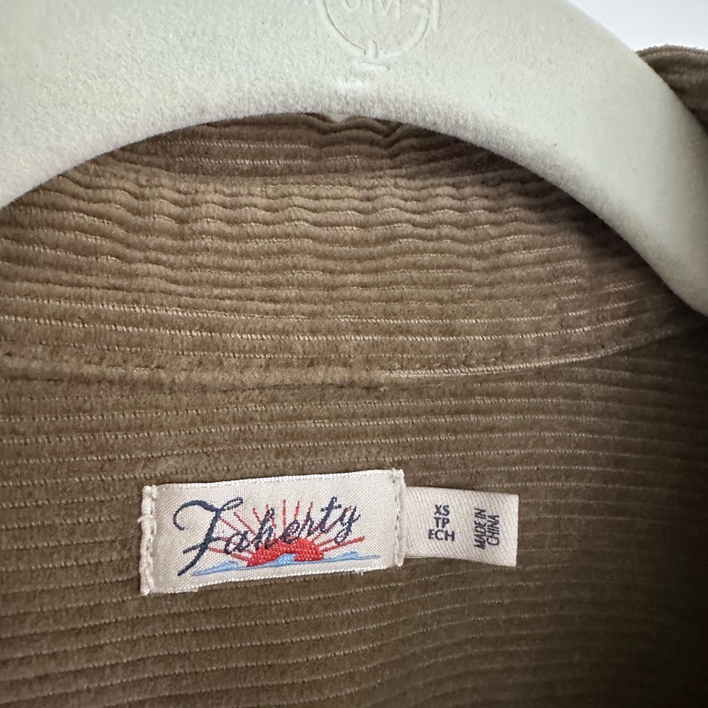 Faherty Olive Utility Jacket - Picture 2 of 3